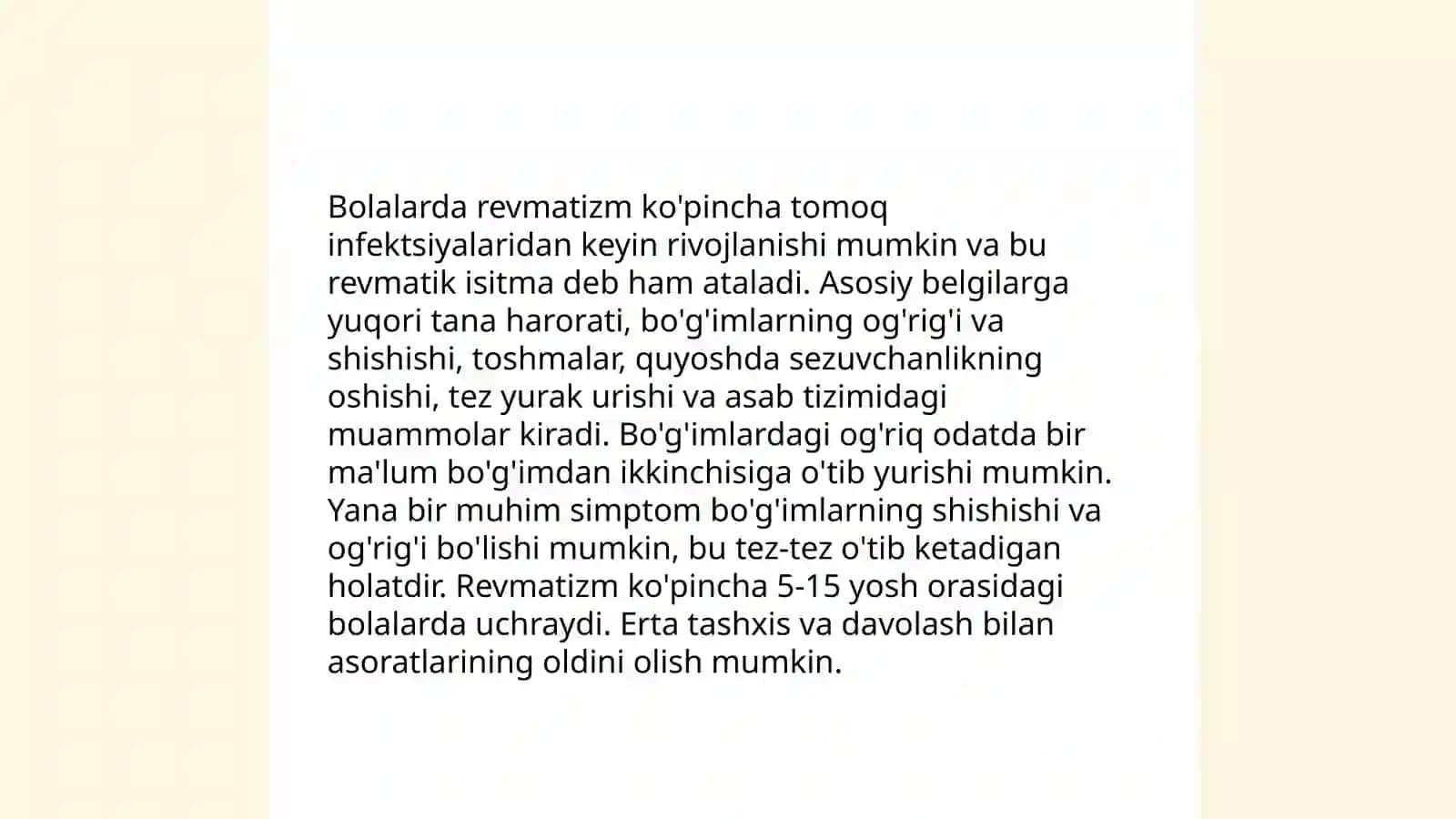 Bolalarda revmatizm kasalligi 4
