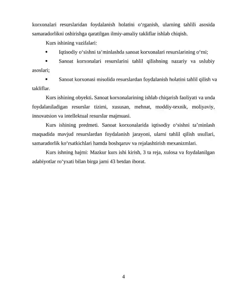 RAQAMLI IQTISODIYOT SHAROITIDA SANOAT ISHLAB CHIQARISH QUVVATLARIDAN FOYDALANISHNI YAXSHILASH 4