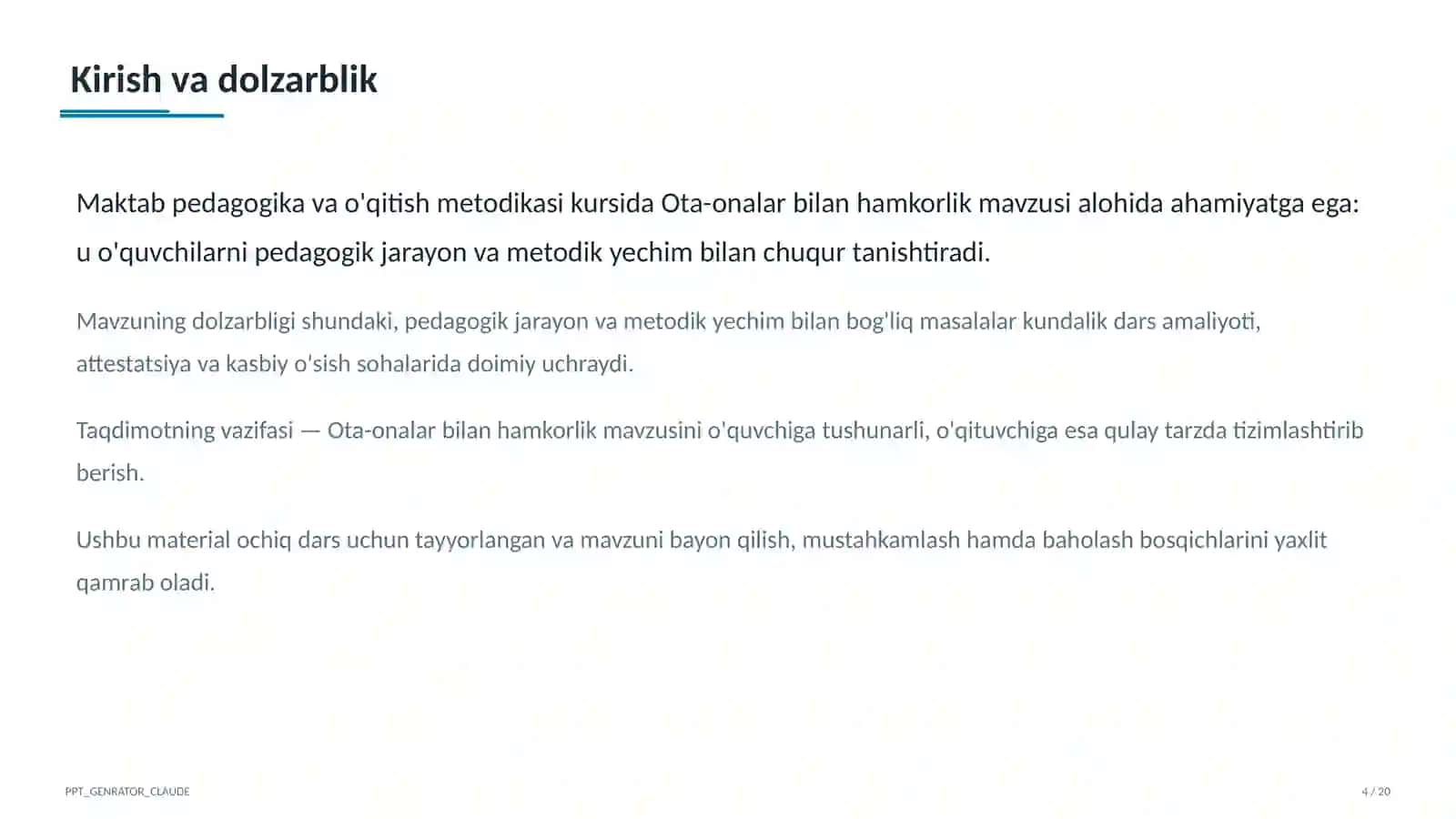 Ota-onalar bilan hamkorlik 4