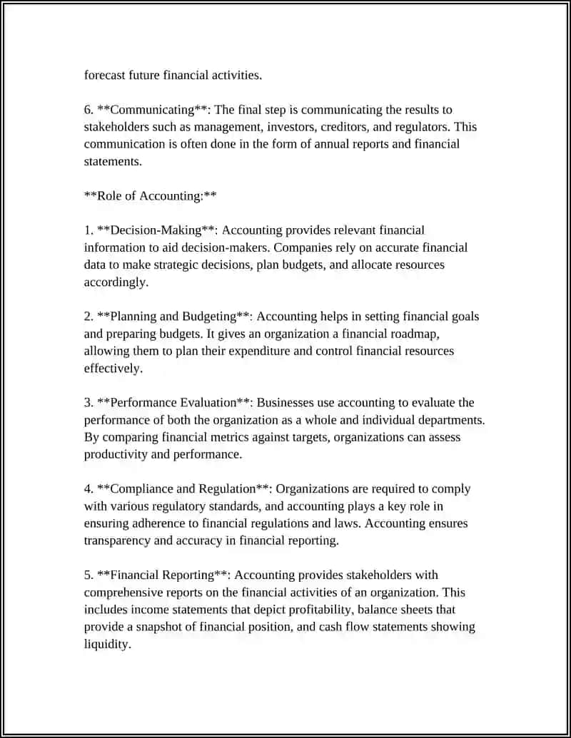 The Essence and Importance of Accounting Organization 4