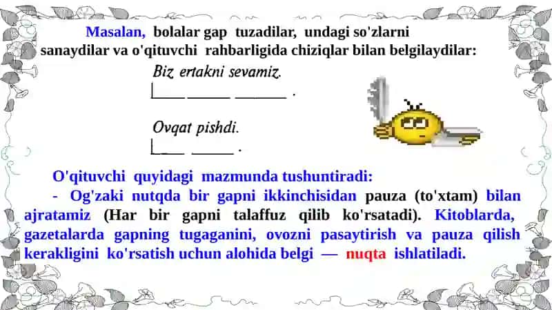Boshlang‘ichsinflarda punktuatsiya elementlari va orfografiyani o‘rganish metodikasi 4