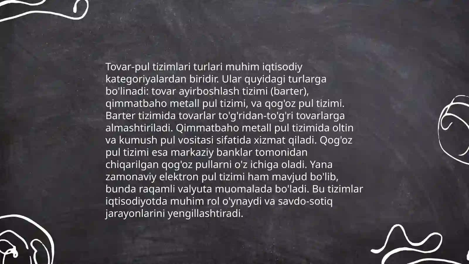 Tovar-pul munosabatlari 4
