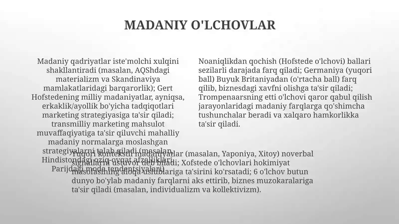 Madaniyat Evolyutsiyasi 4