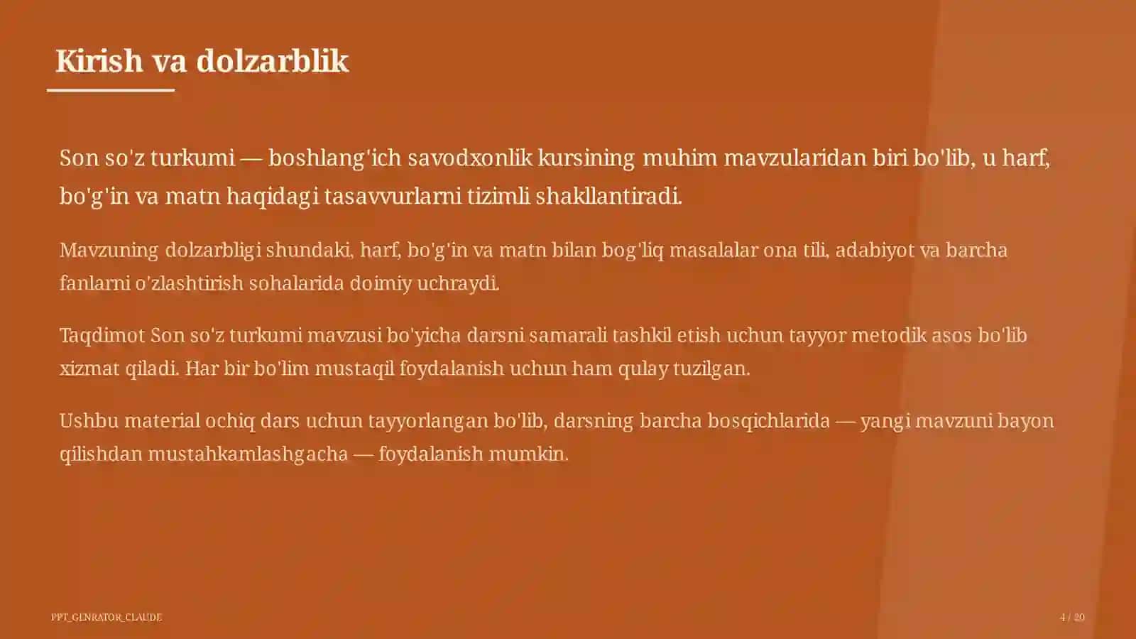 Son so'z turkumi (4-sinf) 4