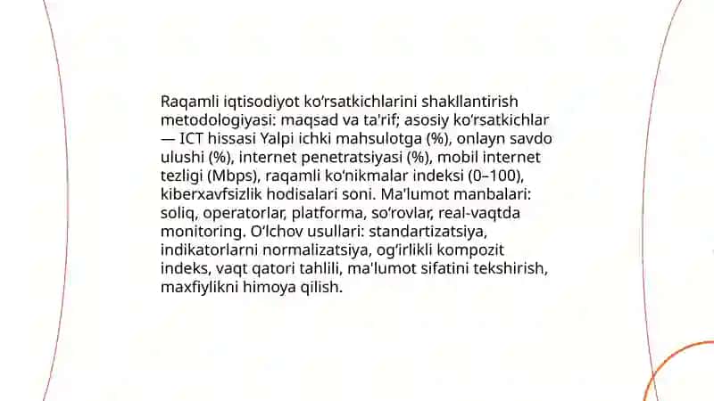Raqamli iqtisodiyoti sharoitida statistikani tutgan o‘rni va ahamiyati 4