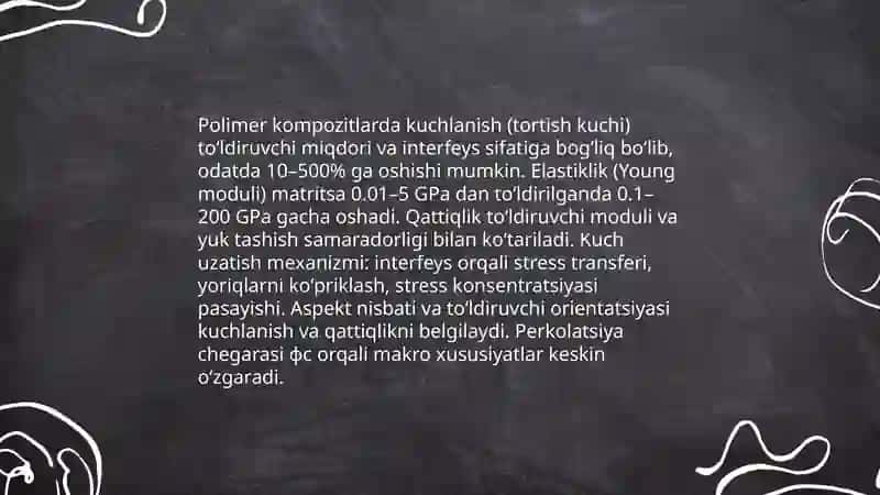 Polimer kompozitsion materiallarning xossalari 4