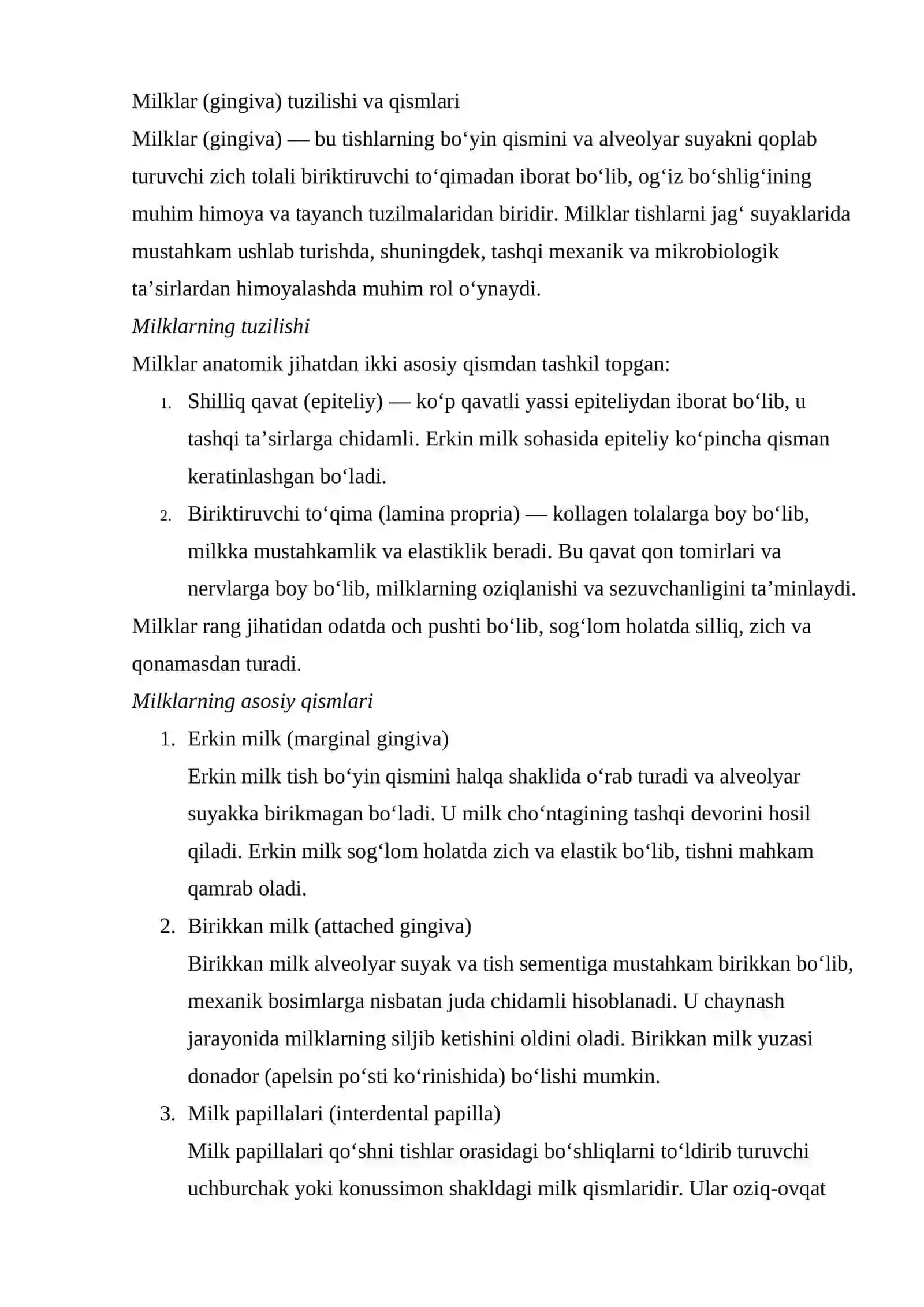 Og'iz bo'shlig'i anatomiya 4
