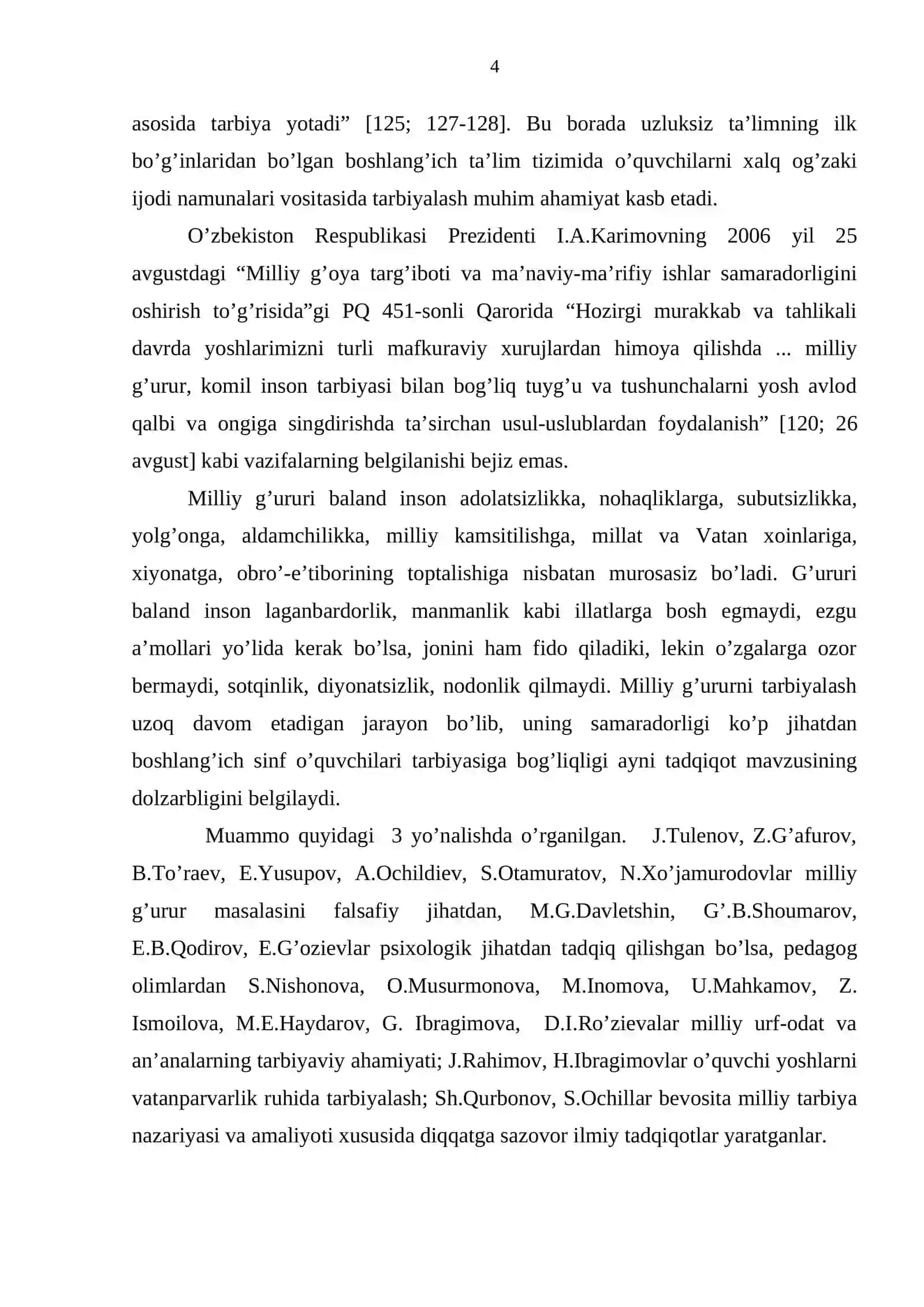 Milliy g’urur tarbiyasi 4