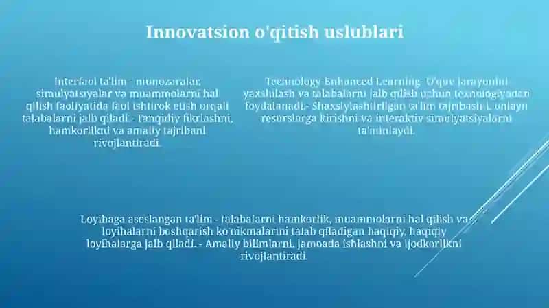 Oliy Ma'Lumotli Mutahasislar Tayyorlashning Sifatini Oshirish 4