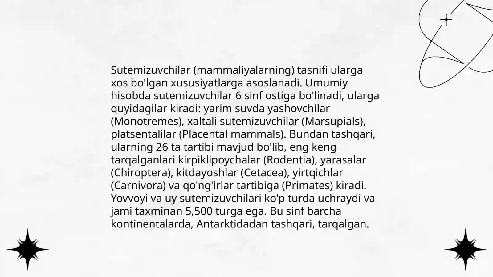 7-sinf zoologiya sutemizuvchilar mavzusi 4