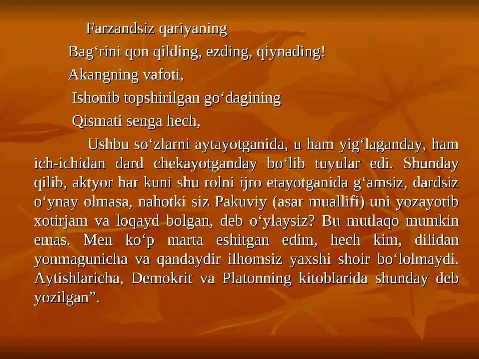 Ifodali o‘qishda yuzifodasi va harakat 4