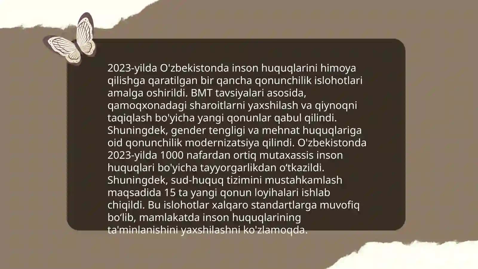 Yangi O‘zbekiston inson huquqlari 4