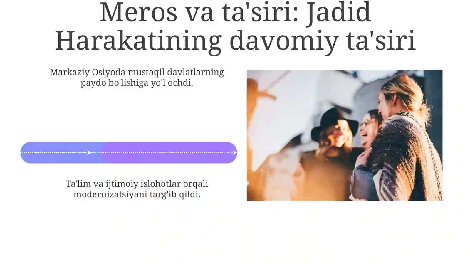 Jadid ma’rifatparvarlarining o’lkad ijtimoiy-ma’naviy hayotida tutgan o’rni 4