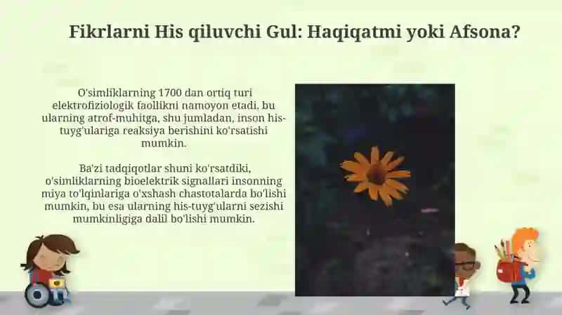 Kelajak Texnologiyalari: Fikrlarni O'qish va Gul Dunyosida Qo'llanilishi 4
