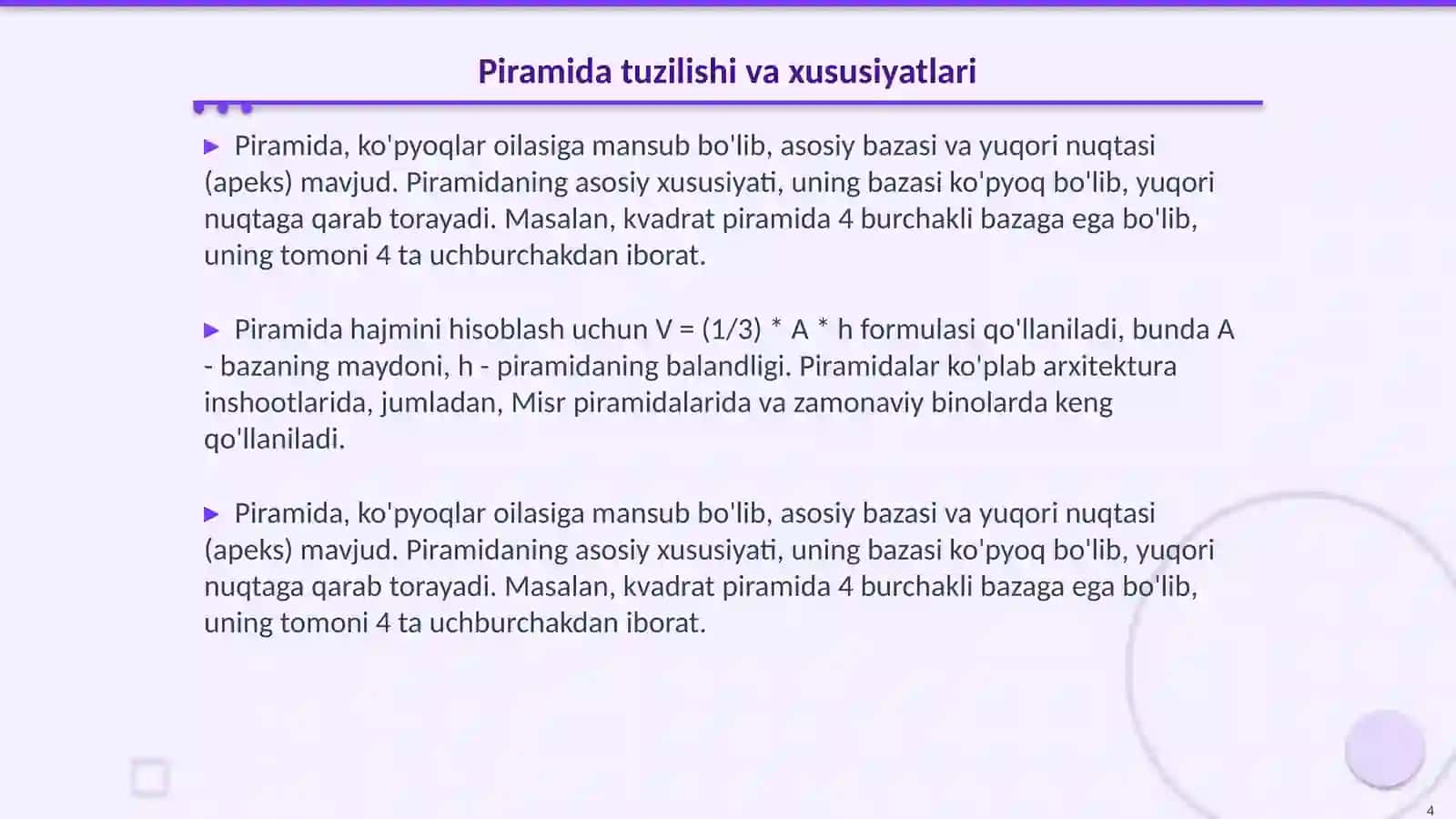 Piramida 4