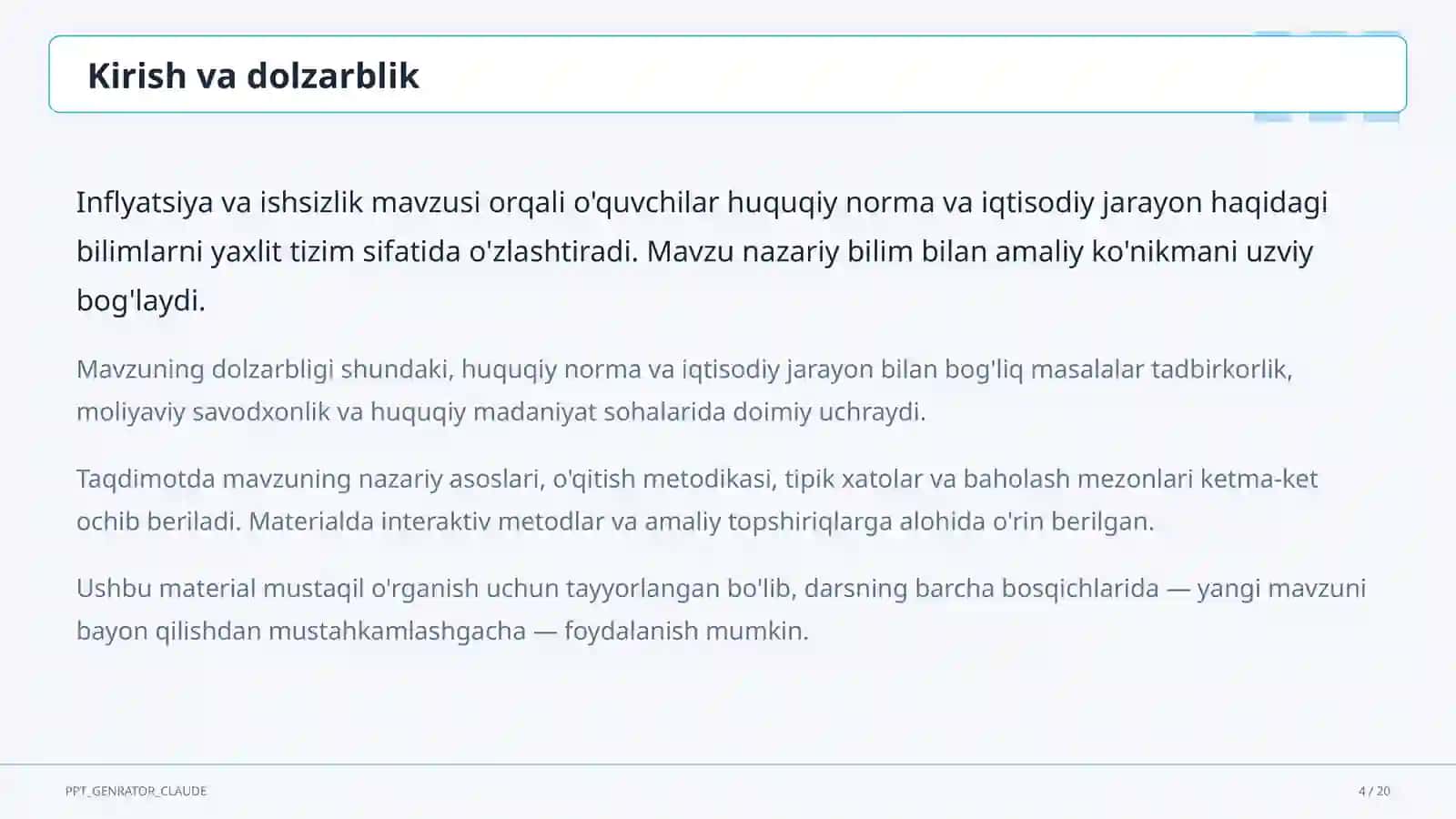 Huquq va iqtisodiyot asoslari (9–11) 4