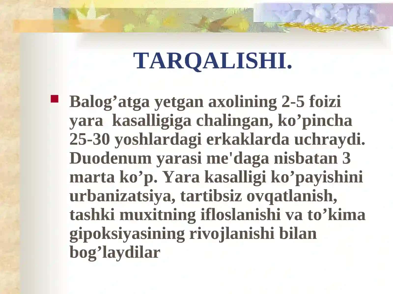 ME'DA VAO`N IKKIBARMOQLIICHAK YARAKASALLIGI 4