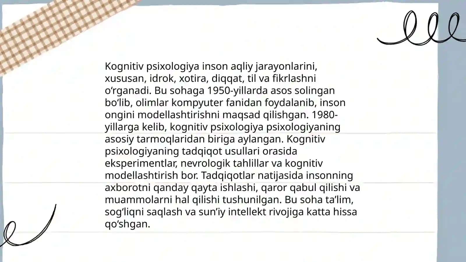 Hozirgi zamon psixologiyasi tuzilishi va tadqiqot metodlari 4