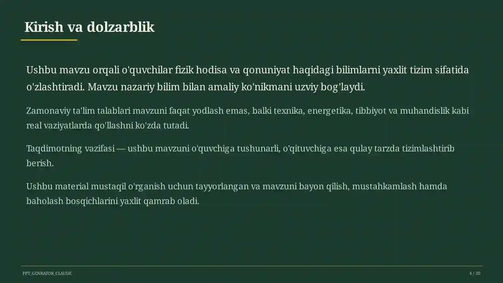 Geometrik optika: yorug'likning qaytishi va sinishi (11-sinf) 4