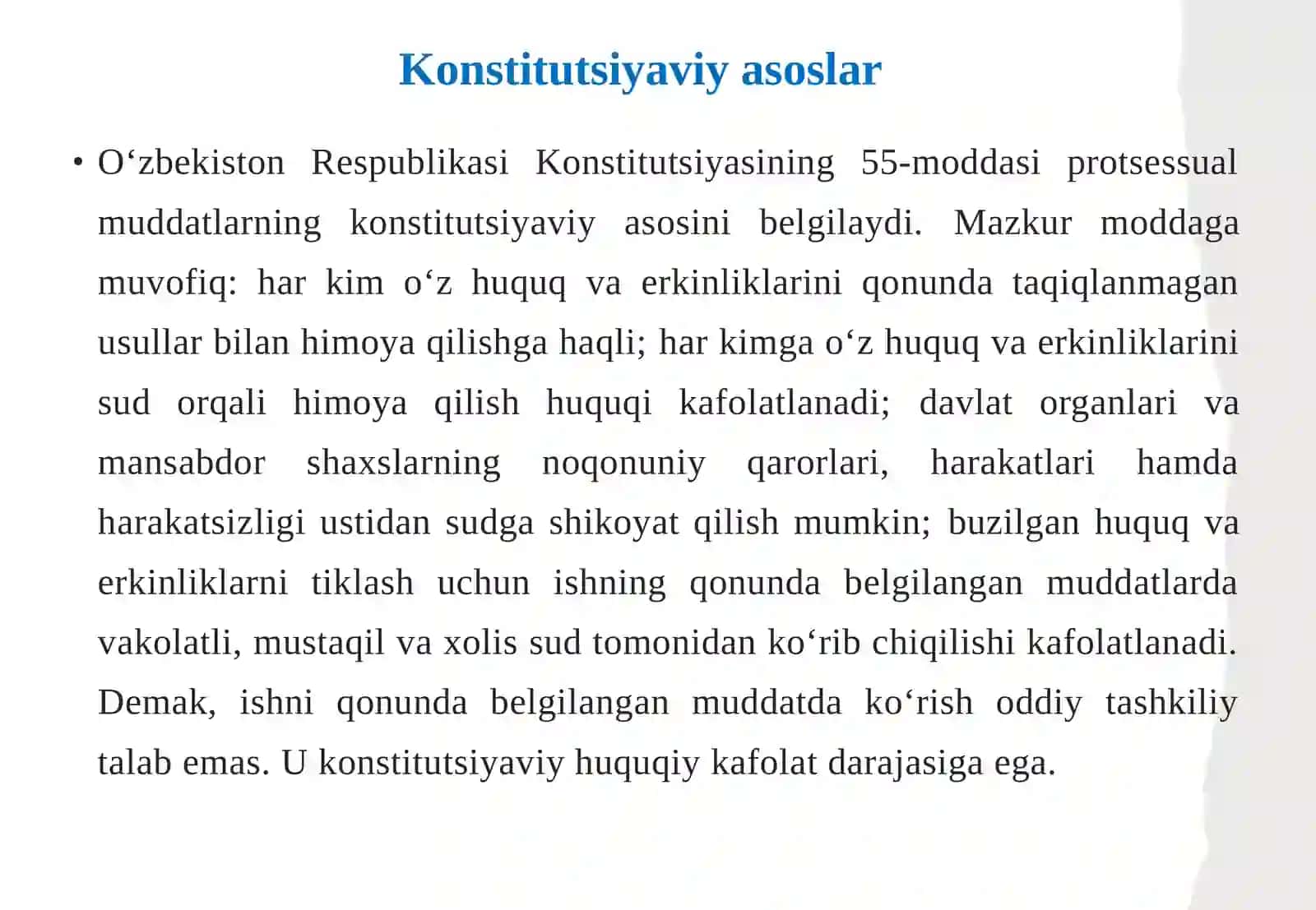 Fuqarolik protsessida protsessual muddatlar. 4