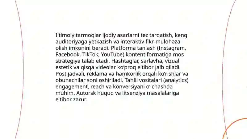 Internet platformalarining ijodiy faoliyatga ta'siri 4