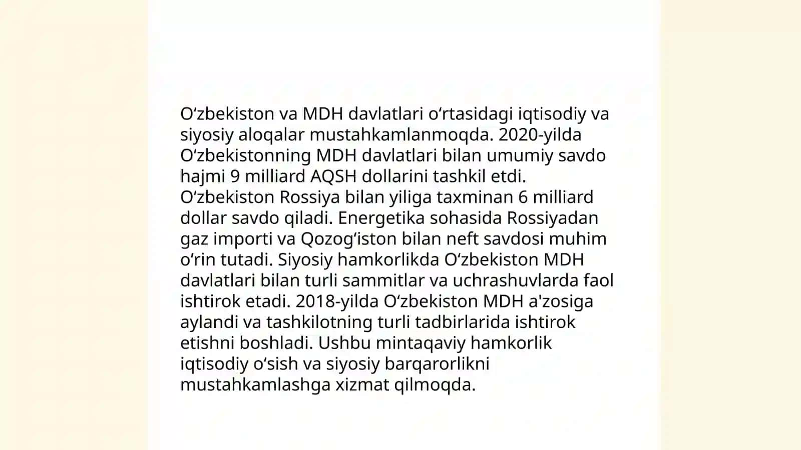 Oʻzbekiston va BMT: Hamkorlik yoʻnalishlari 4