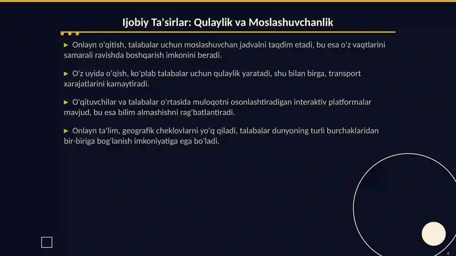 Onlayn Ta'limning Ta'siri 4