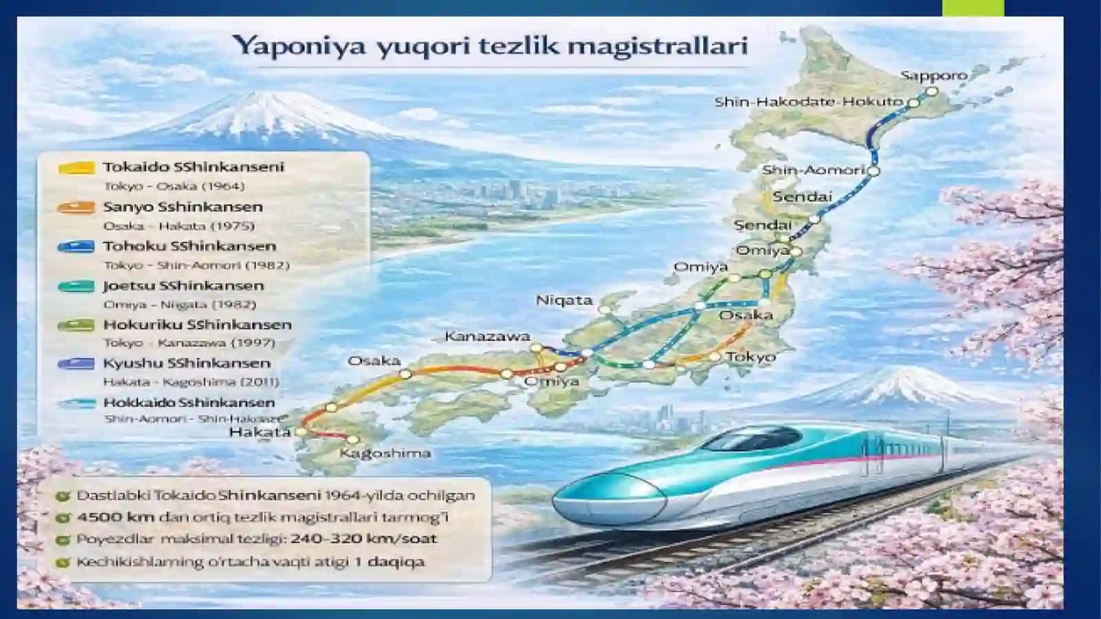 Yaponiya yuqori tezlik magistrallarilari 4