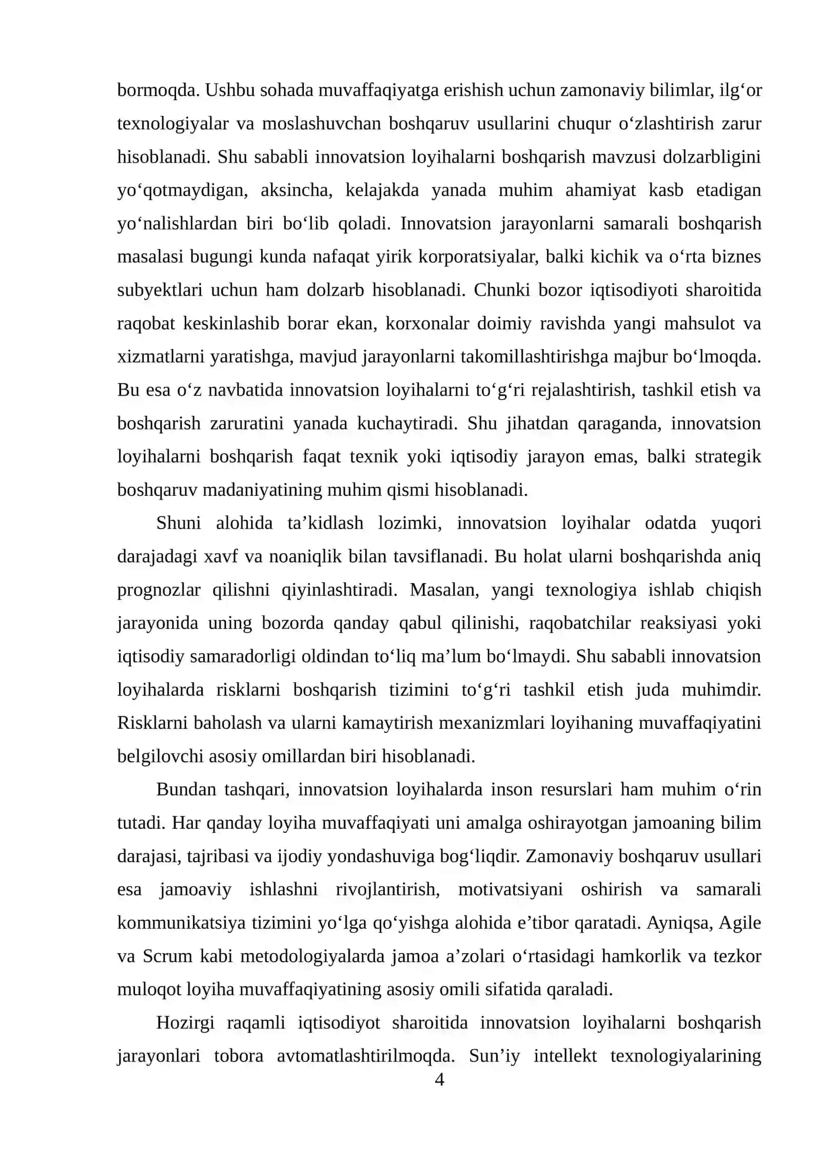 INNOVATSION LOYIHALARNI BOSHQARISHNING ZAMONAVIY USULLARI 4
