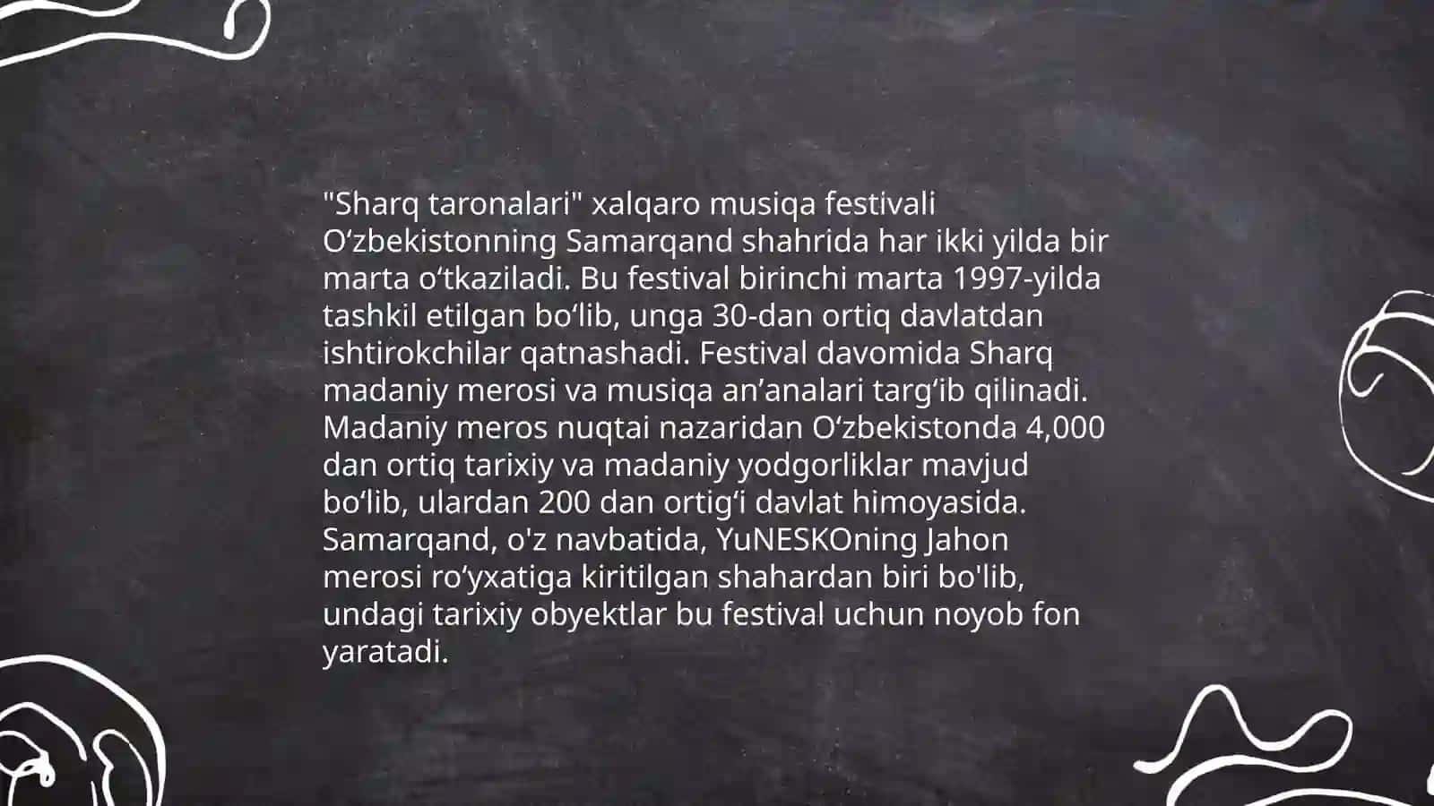 Sharq taronalari festivali tarixi 4