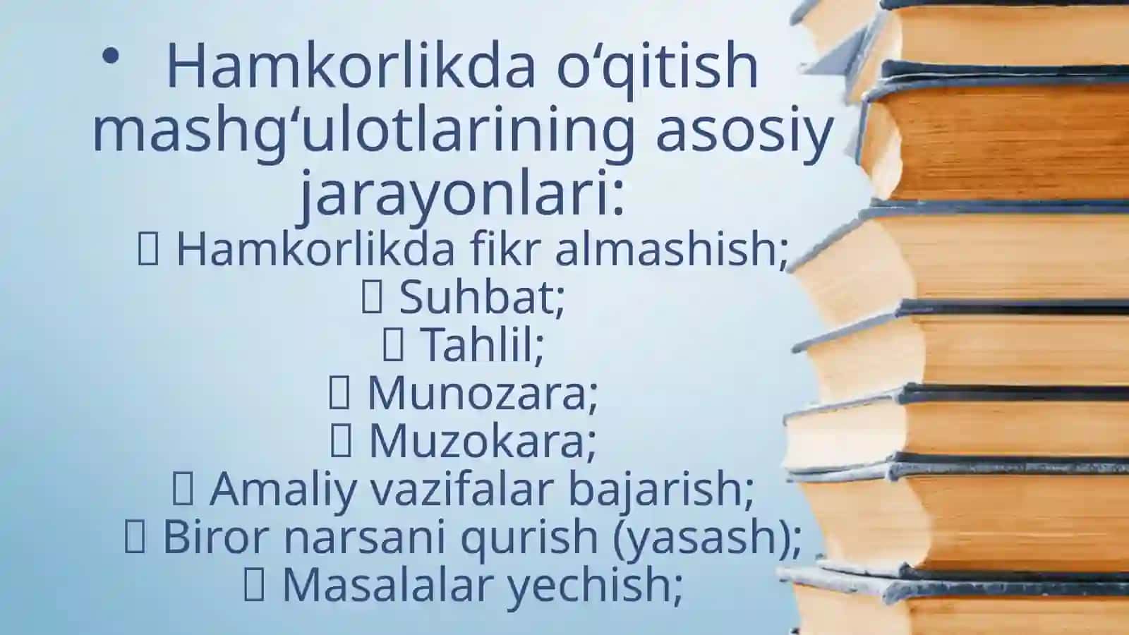 Hamkorlikda o'qitish texnologiyasi 4