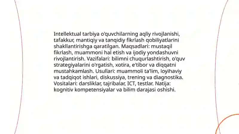 Pedagogik faoliyatda tarbiya turlari 4