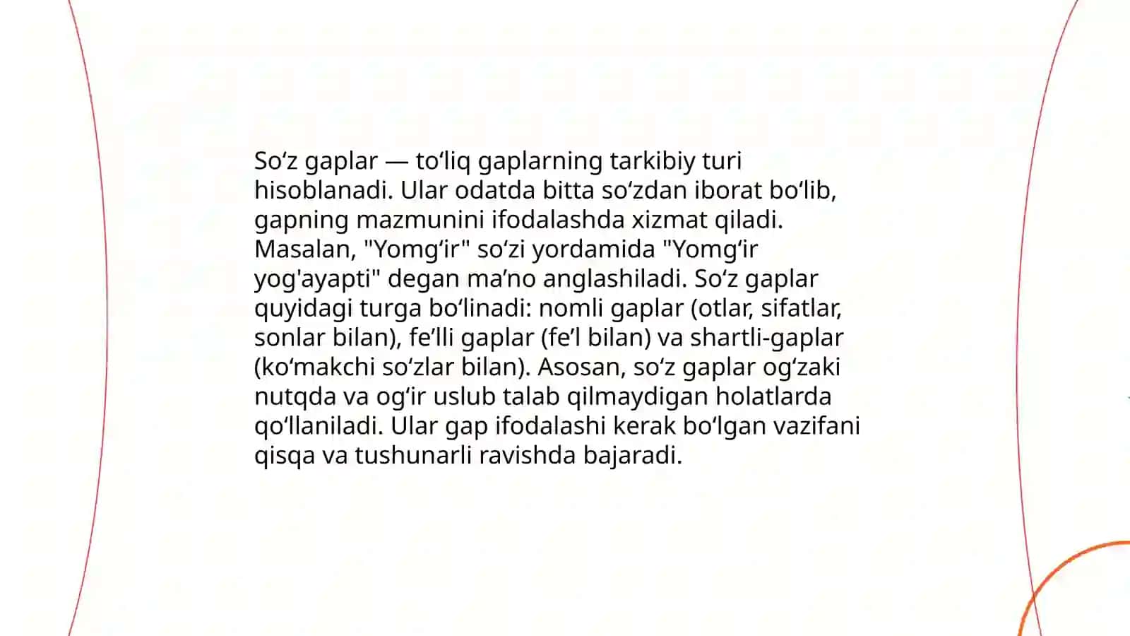 Oʻzbek tilida soʻz gaplar 4