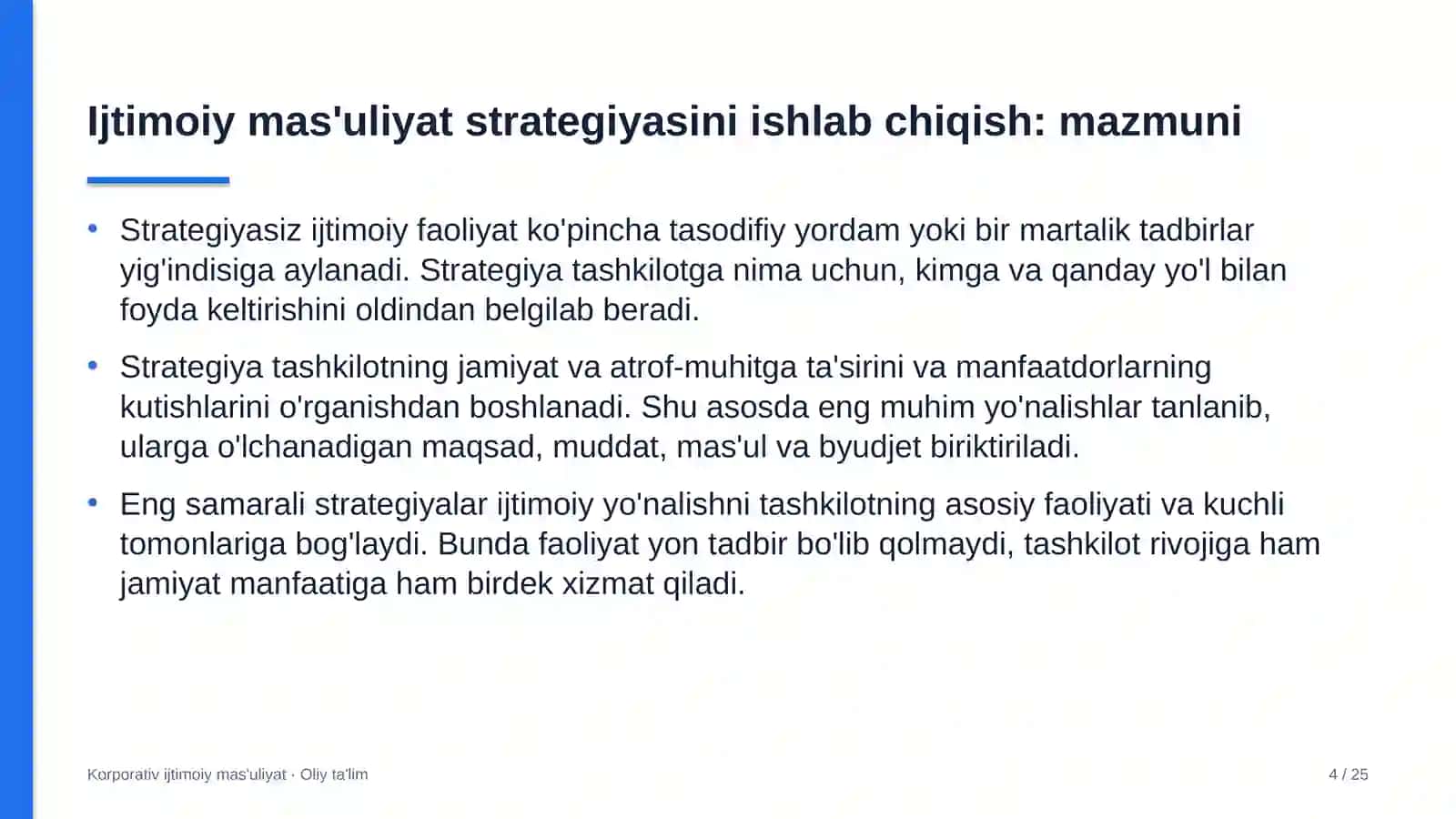 o'yin ishlab chiqish studiyalarida ijtimoiy mas'uliyat strategiyasini ishlab chiqish 4133 4