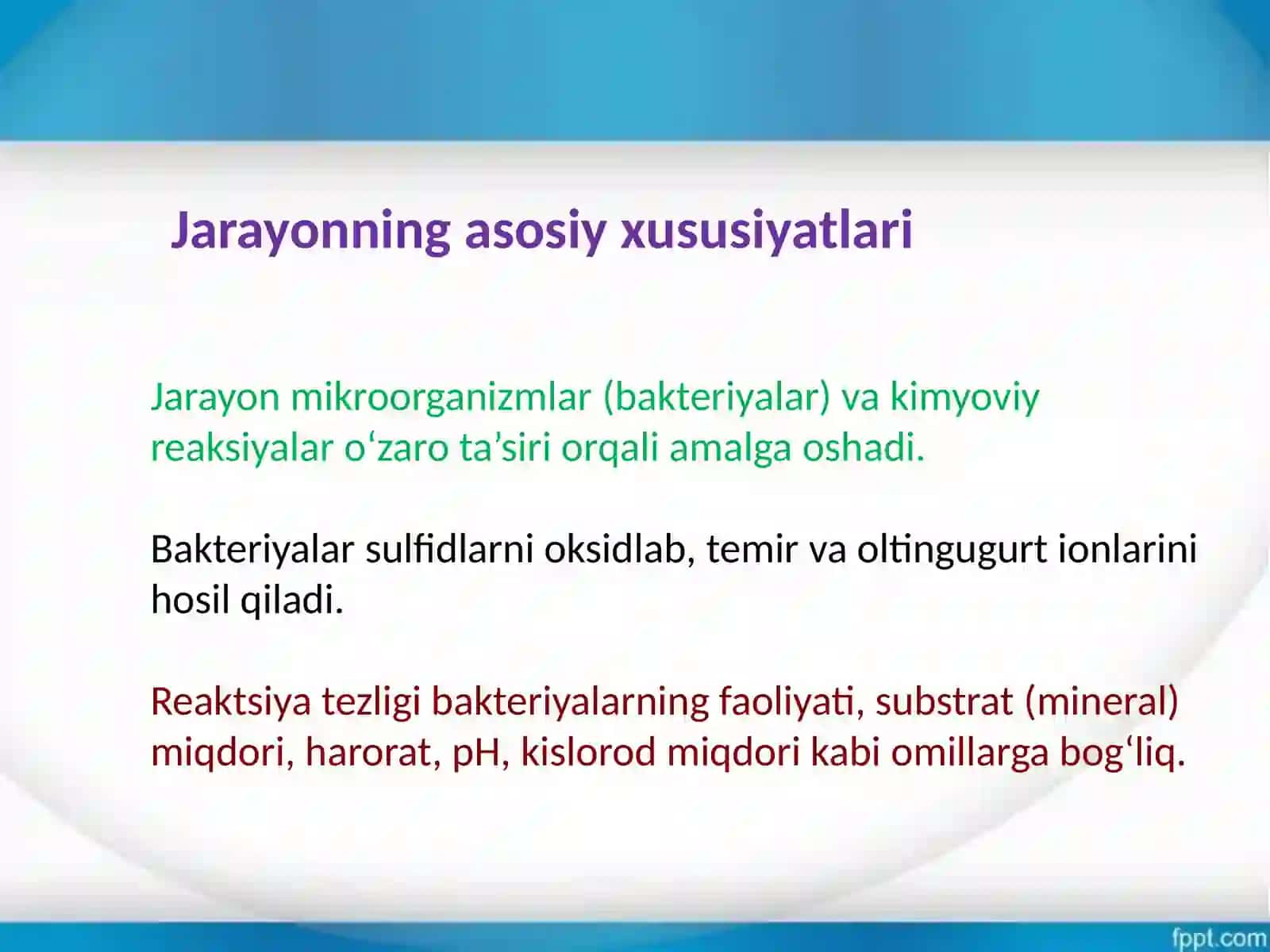 Sulfidliminerallarnibakterial-kimyoviyoksidlashjarayoniningkinetikasi 4