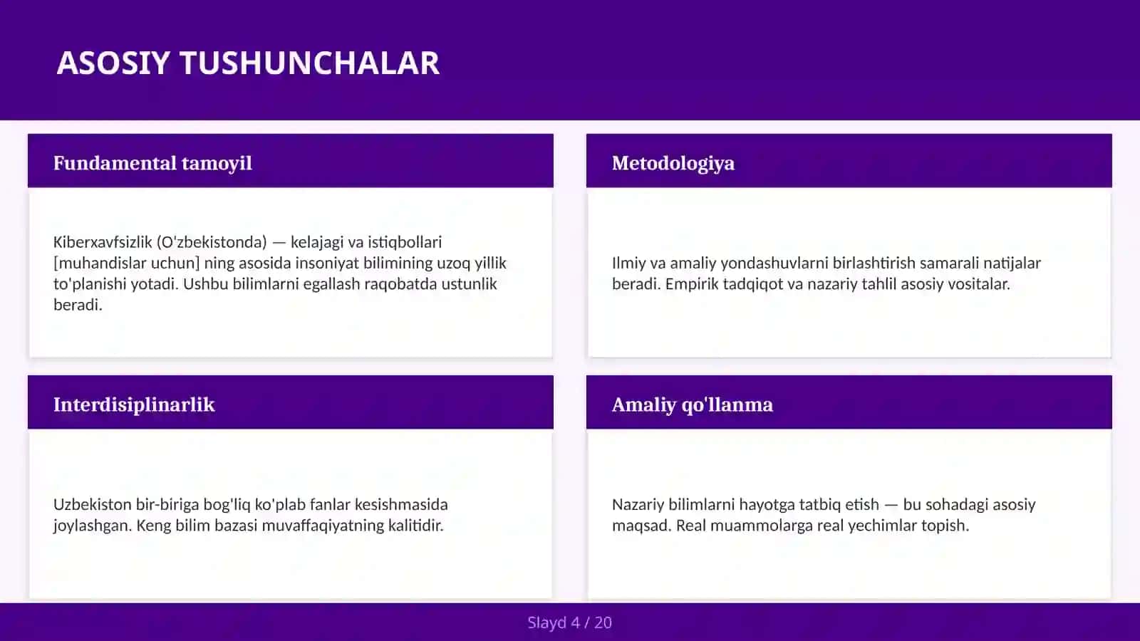 Kiberxavfsizlik (O'zbekistonda) — kelajagi va istiqbollari [muhandislar uchun] 4