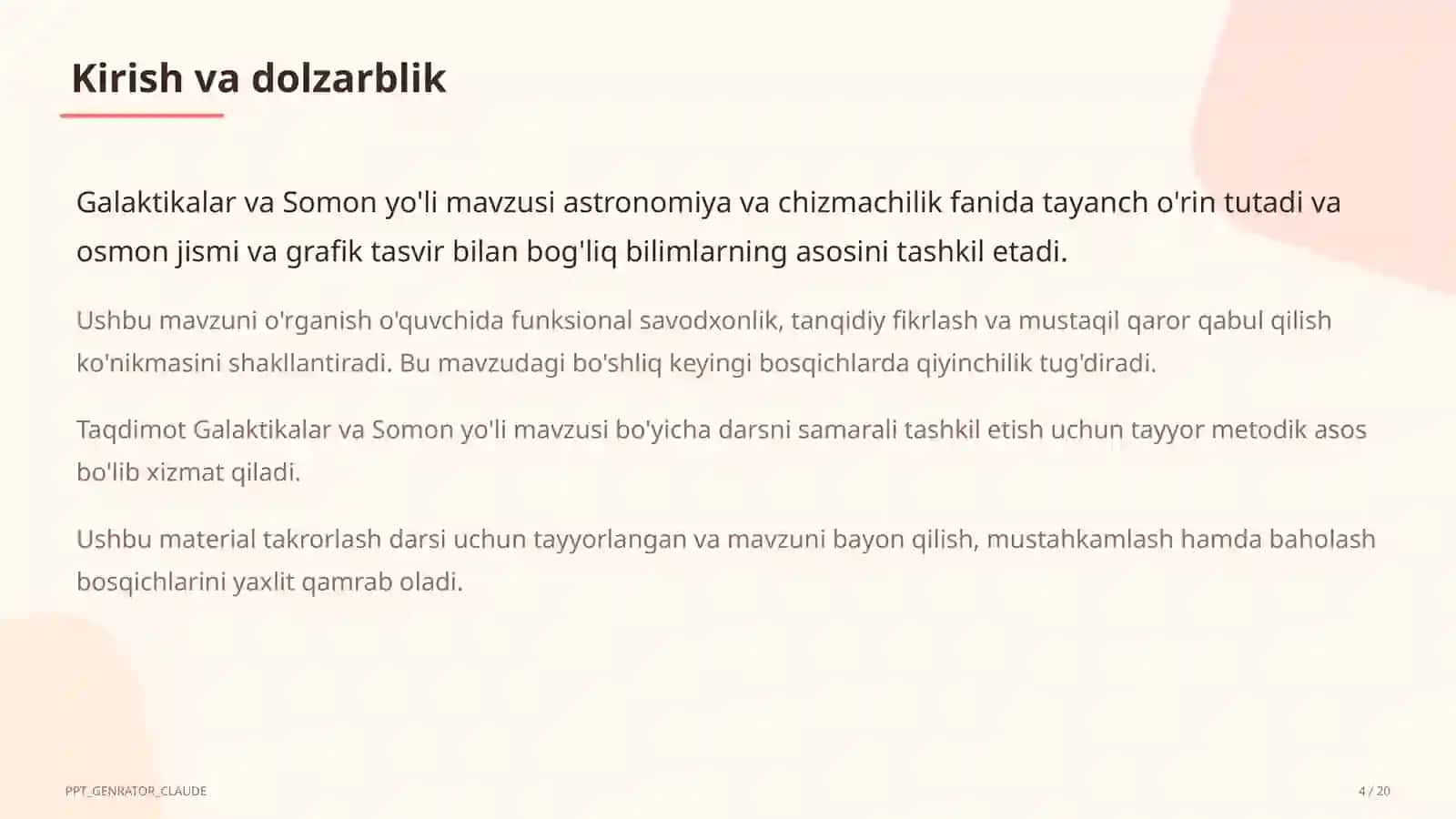 Galaktikalar va Somon yo'li (11-sinf) 4