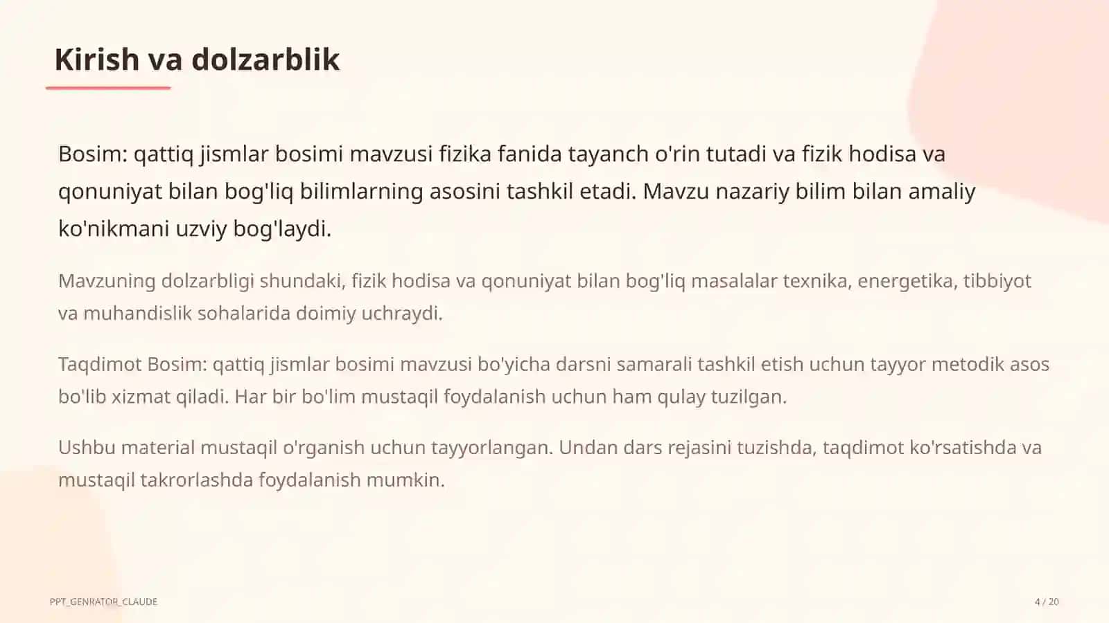 Fizika (6-sinf) 4
