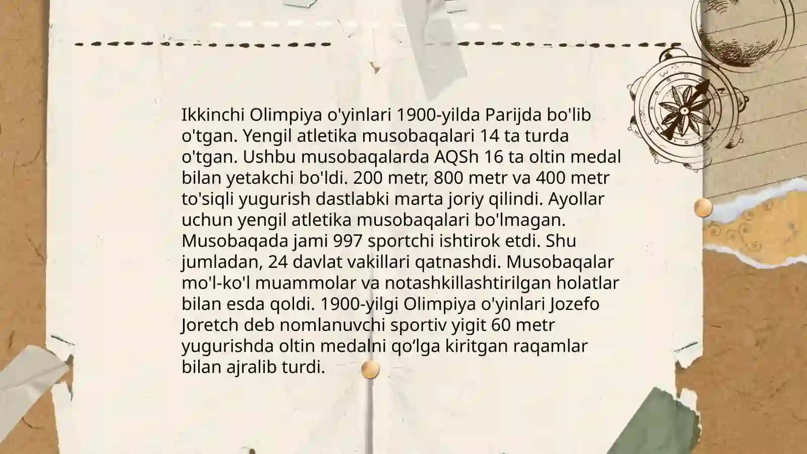 Yengil atletikaning rivojlanish tarixi bellashuv turlari 4
