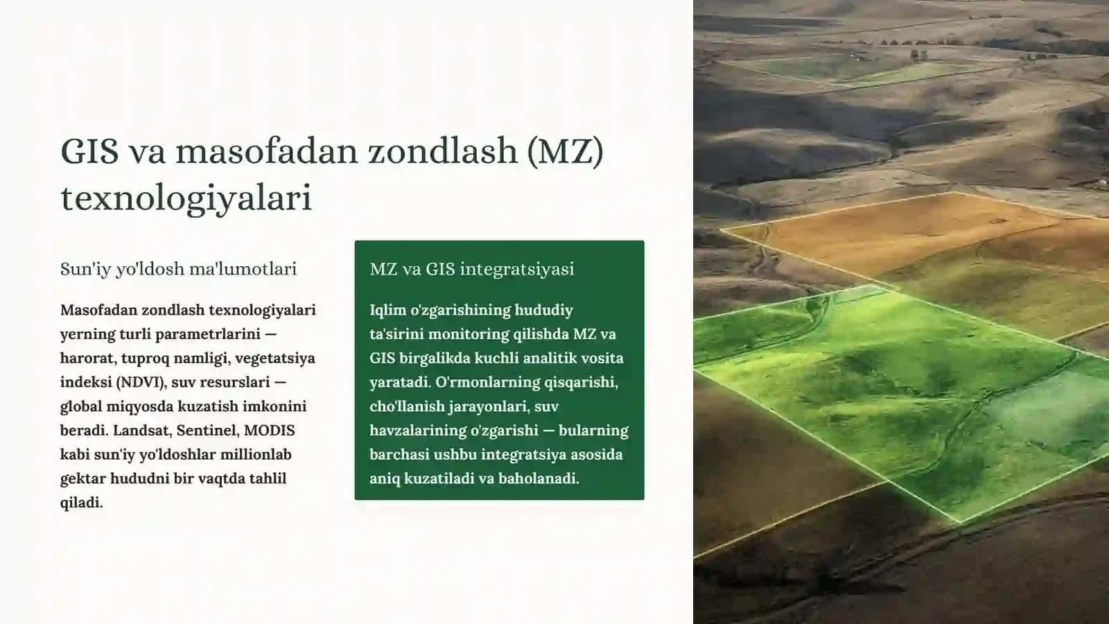 Loyiha monitoringi: GIS va fazoviy tahlil fanlari nuqtai nazaridan 4
