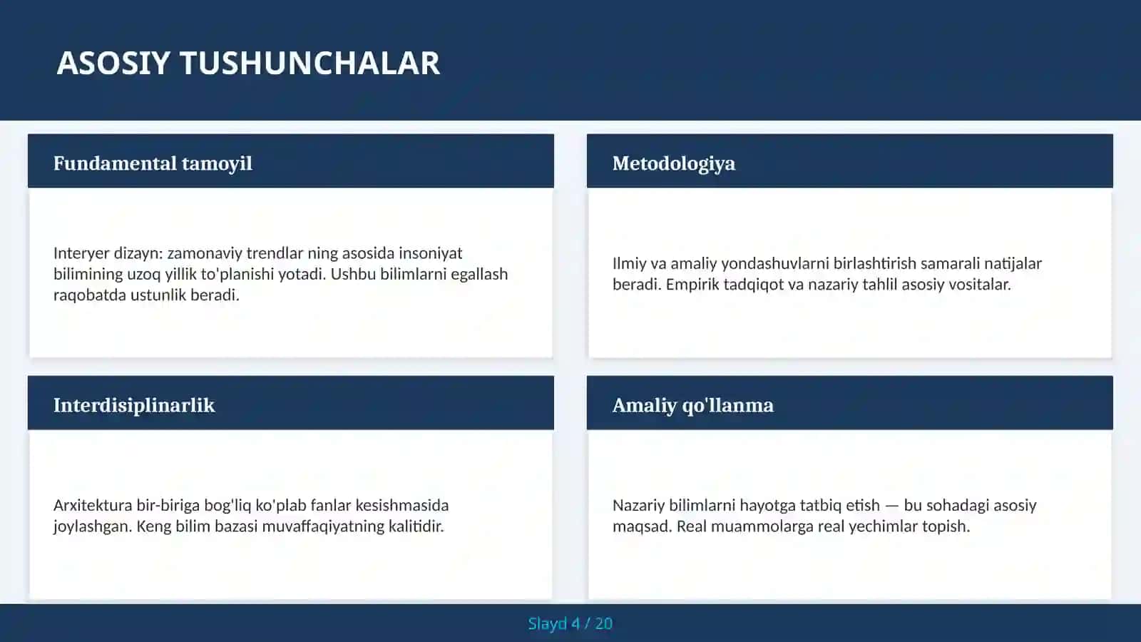 Interyer dizayn: zamonaviy trendlar 4