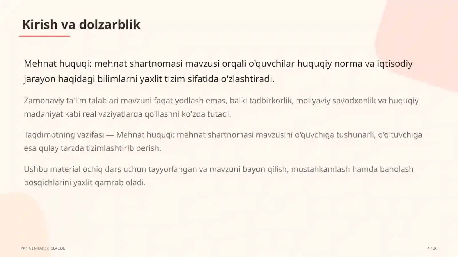 Huquq va iqtisodiyot asoslari (9-sinf) 4