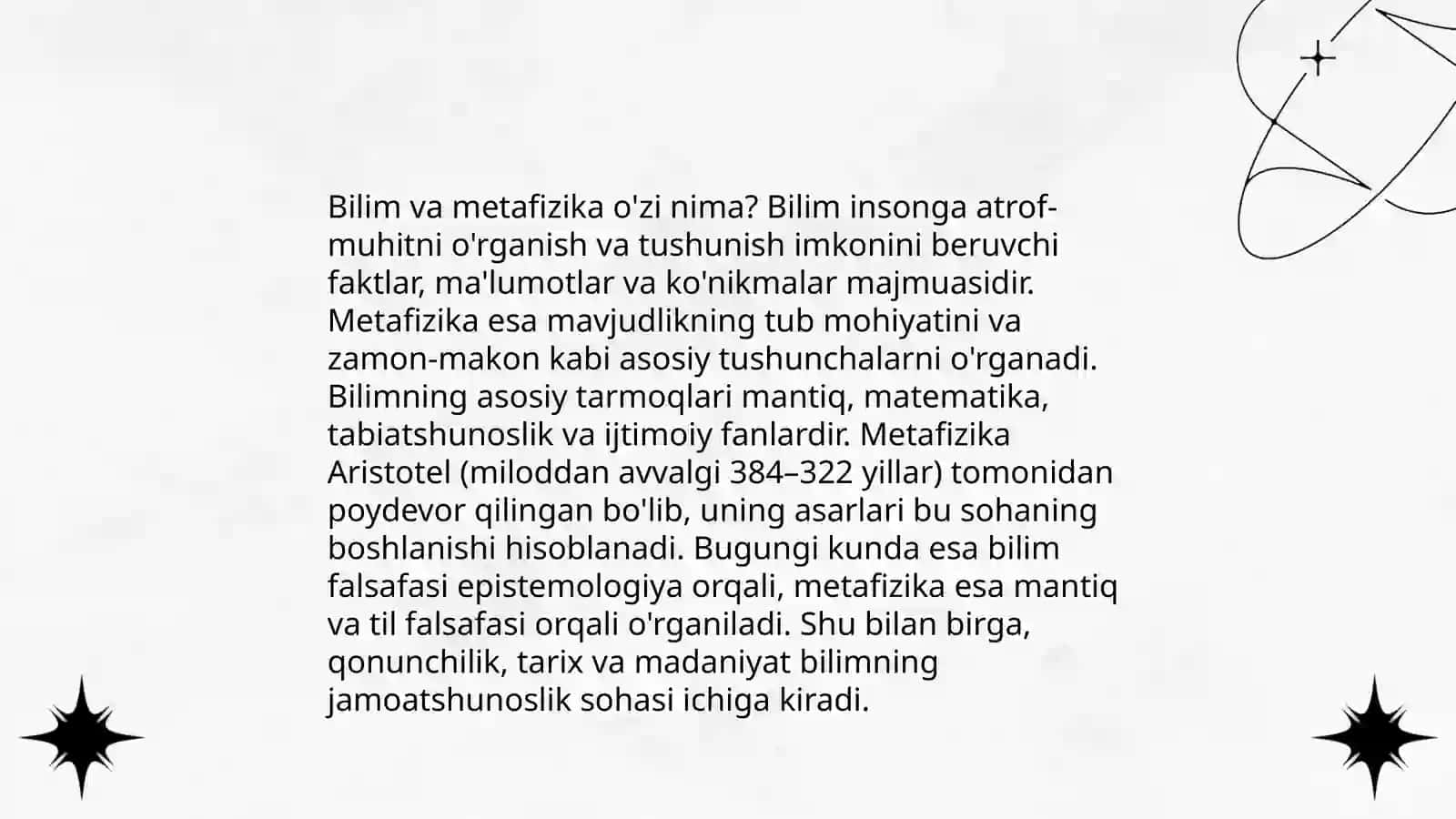 Bilish falsafasi 4