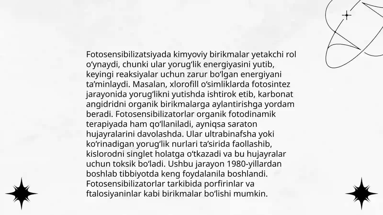 Fotosensibilizatsiya jarayonlari 4