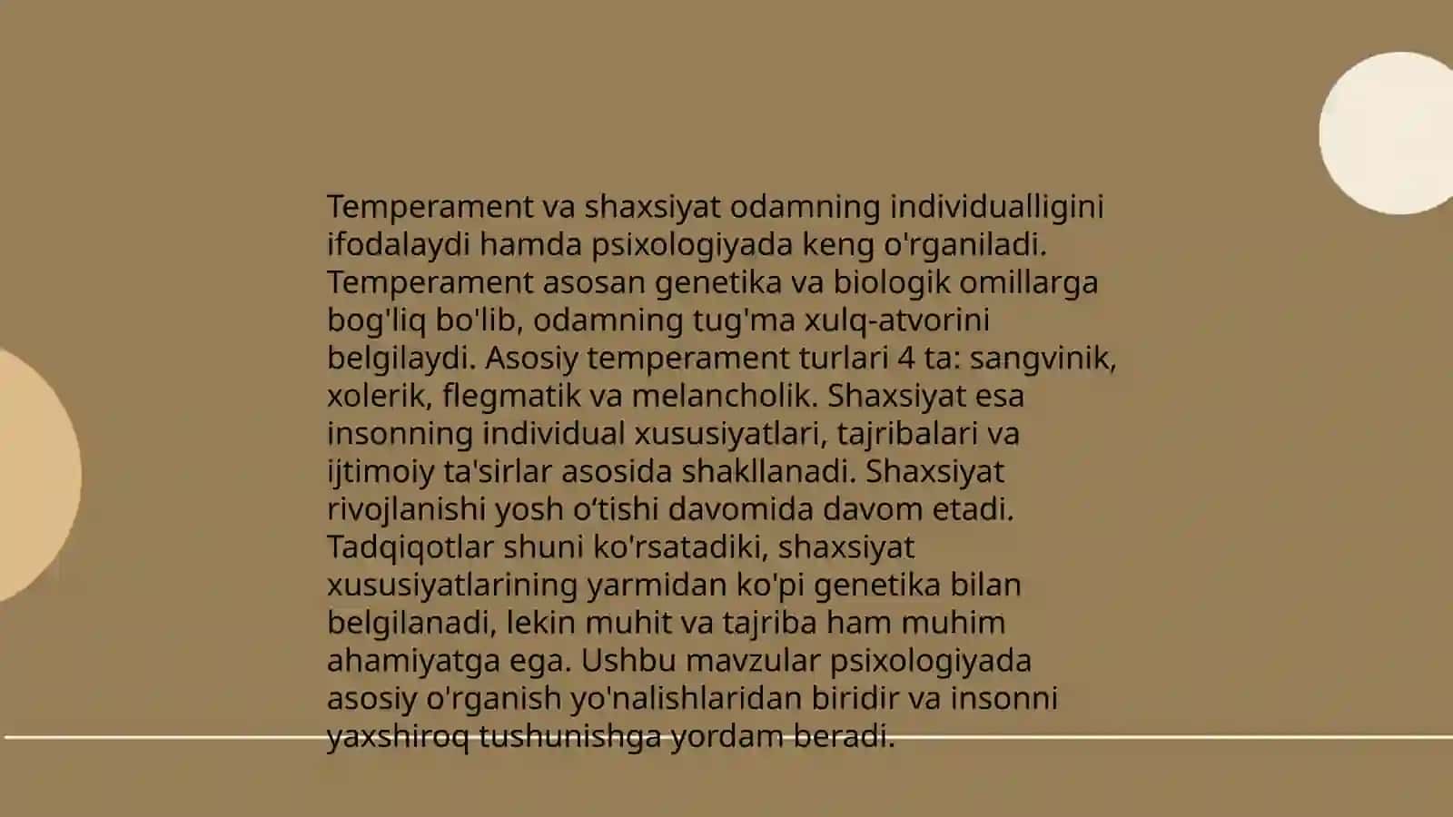 Tempramentlar 4