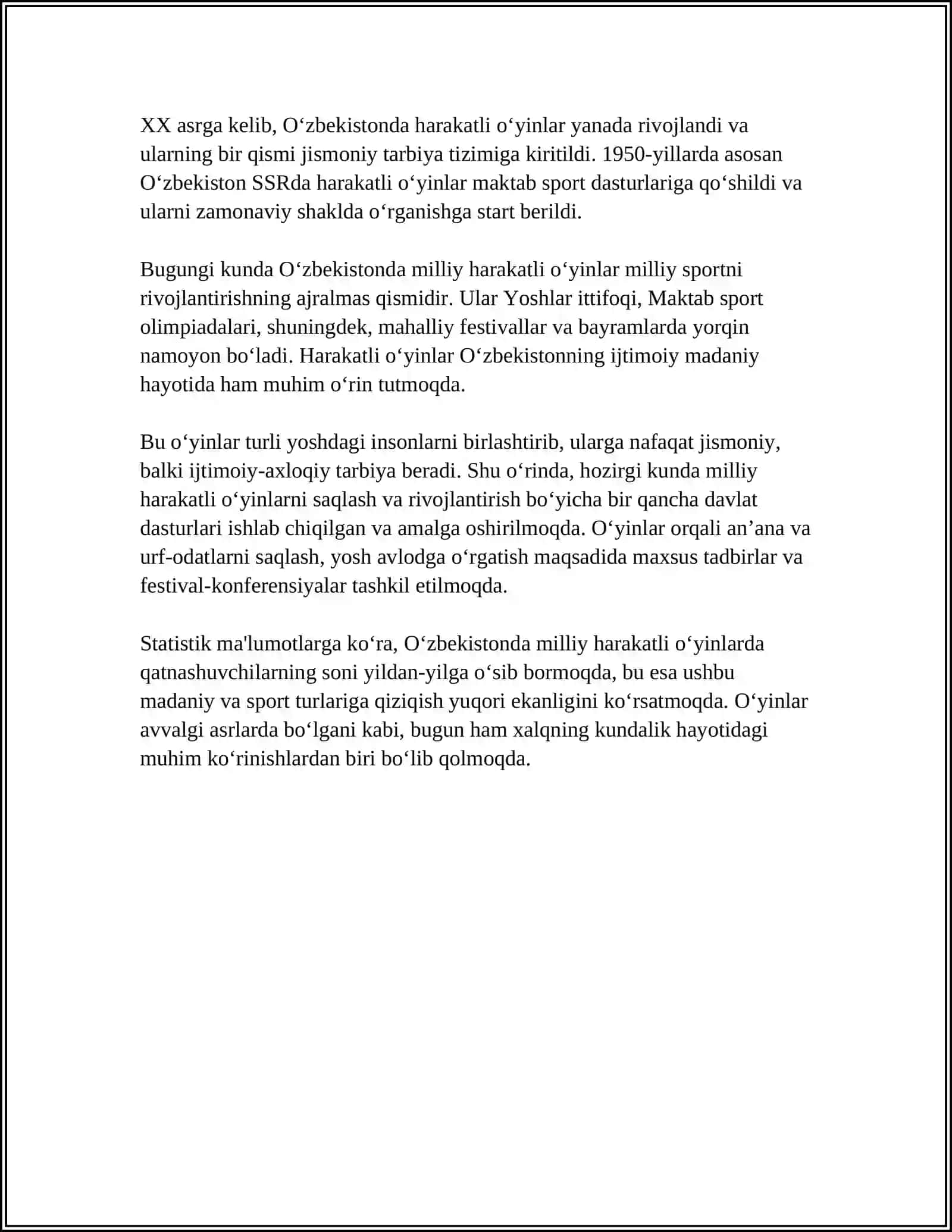 MILLIY HARAKATLI OYINLAR 4