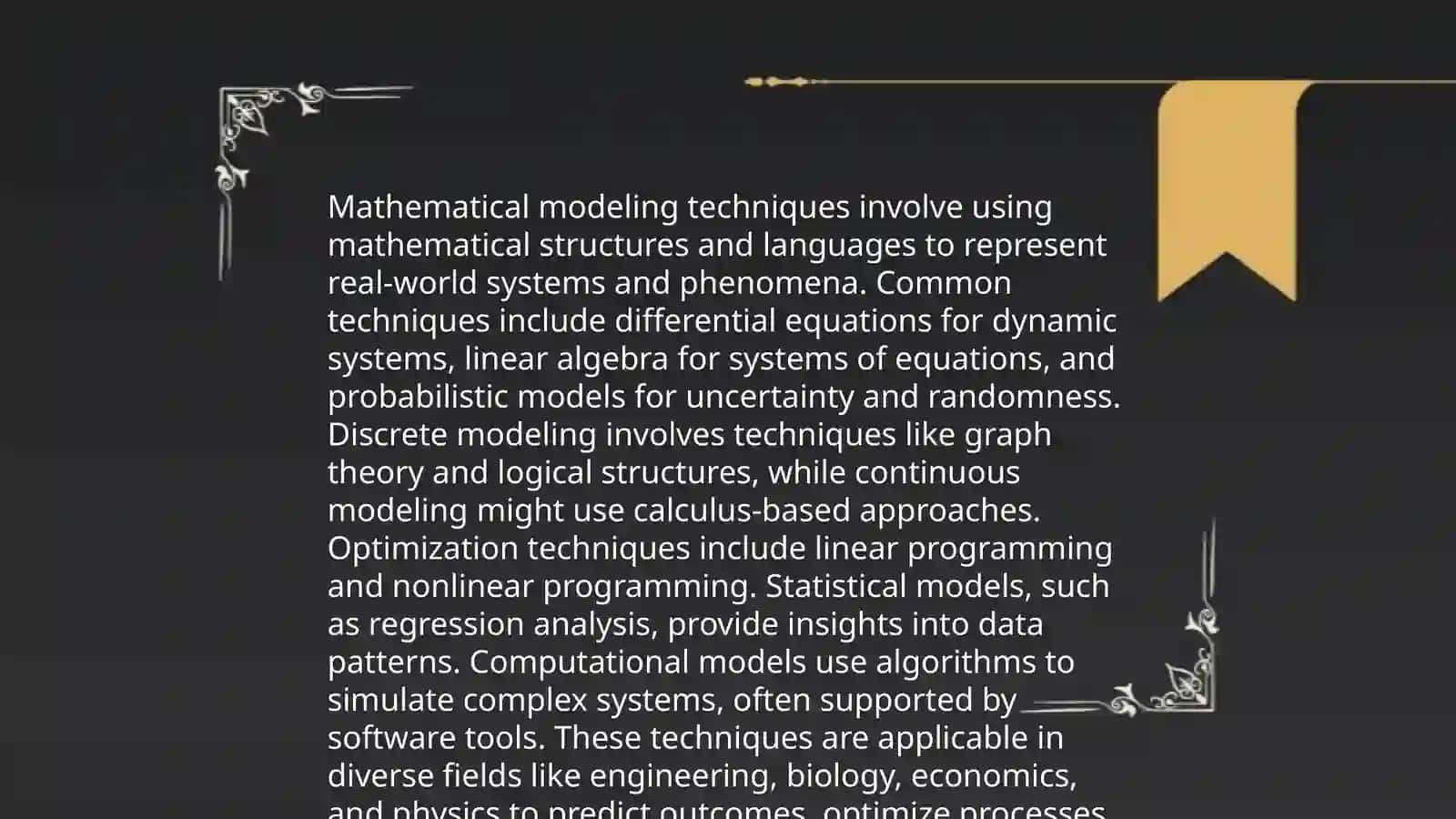 Industrial Application of Mathematical Theories 4