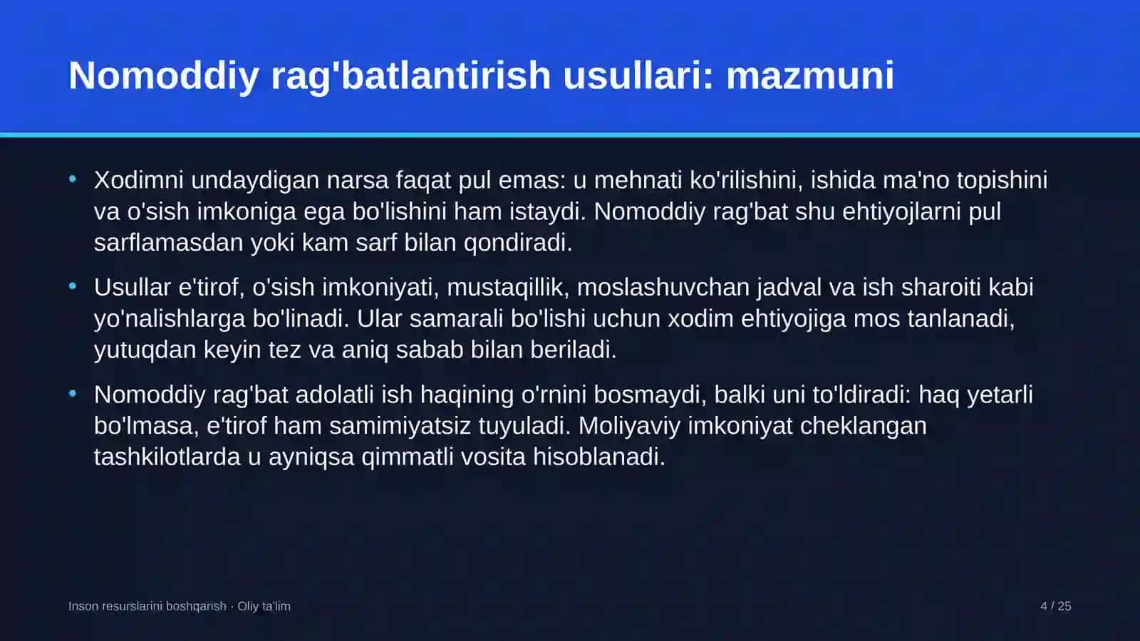 bojxona organlarida nomoddiy rag'batlantirish usullari 5048 4