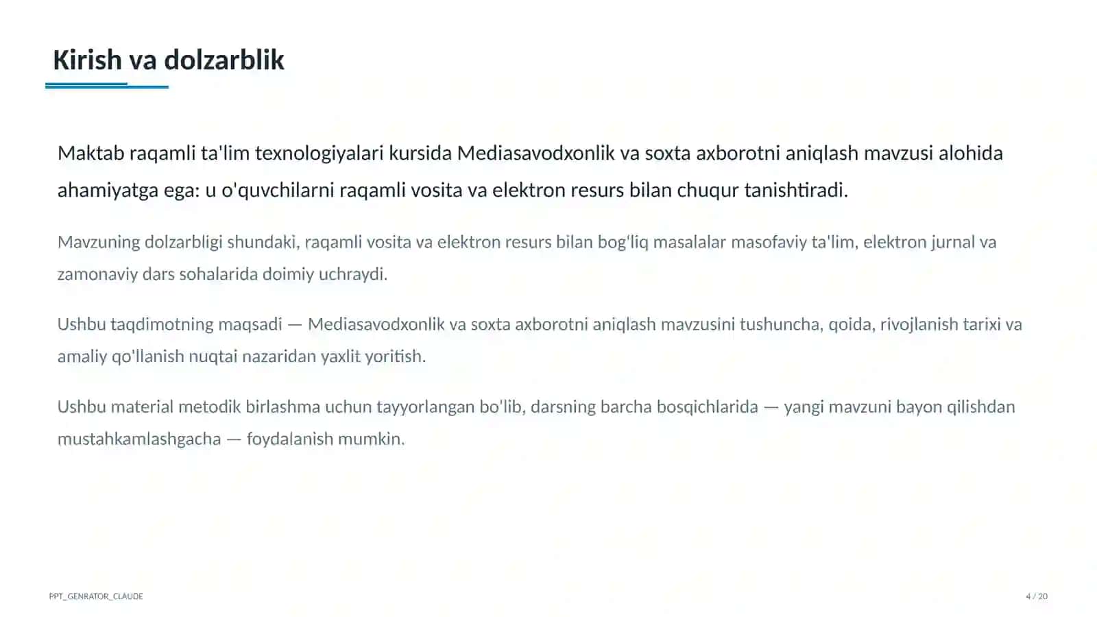 Mediasavodxonlik va soxta axborotni aniqlash 4