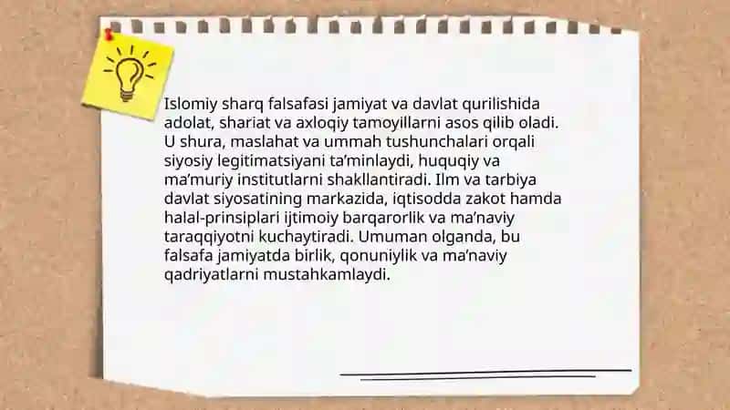 Sharq falsafasi va uning ijtimoiy taraqqiyotdagi roli 4